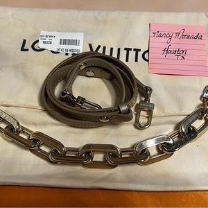 Louis Vuitton Coussin BB Strap and Chain.